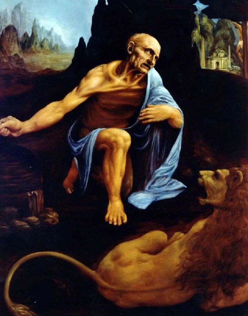 San Jerónimo, Leonardo Da Vinci